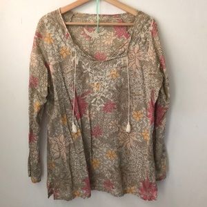 Eddie Bauer tunic top